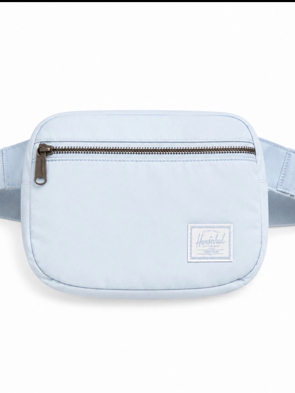 Herschel Supply Co. Light Blue Waist Bag - Simple Front-Zip Belt Pack | NWT
